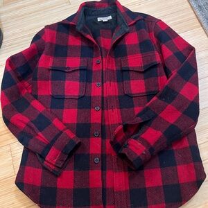 Wallace & Barnes Red & Black Jacket size Small